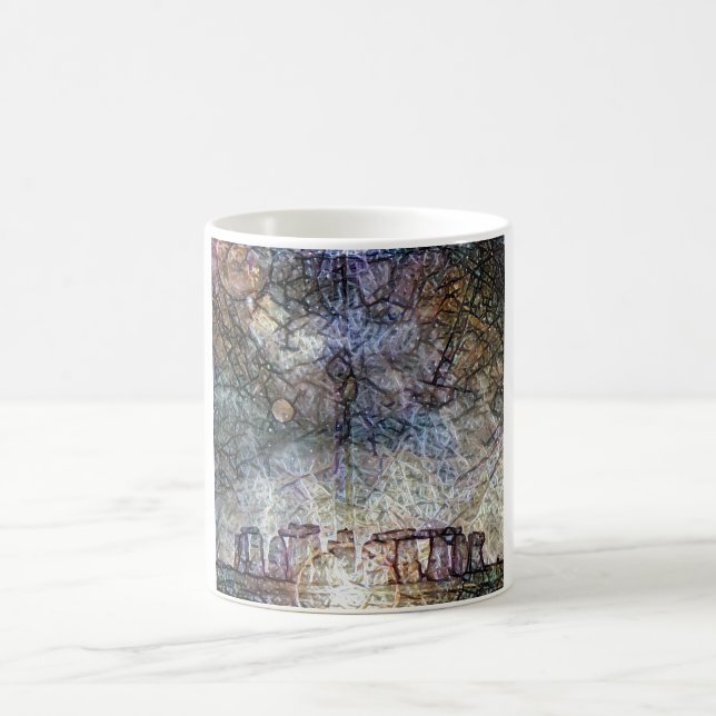 Surreal Stonehenge Coffee Mug (Center)