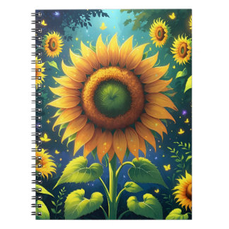 Surreal Sunflowers Notebook
