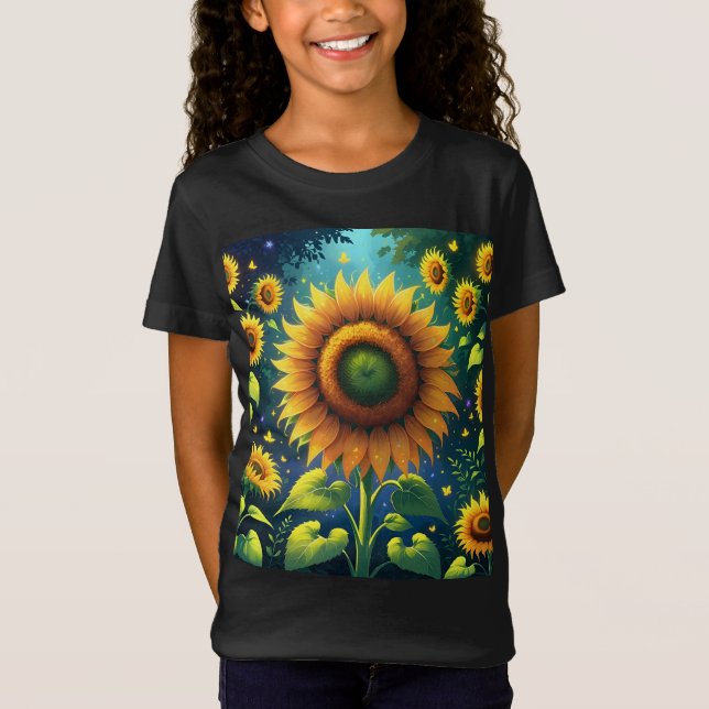 Surreal Sunflowers T-Shirt (Front)