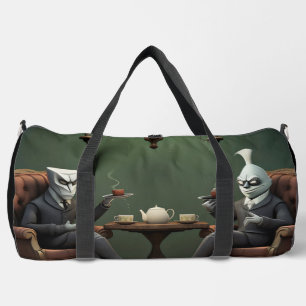 Surreal Tea time on the weird side. 11 Duffle Bag
