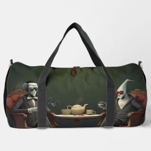 Surreal Tea time on the weird side. 12 Duffle Bag