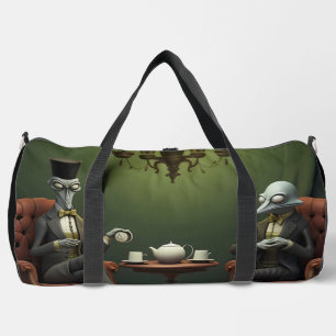 Surreal Tea time on the weird side. 7 Duffle Bag