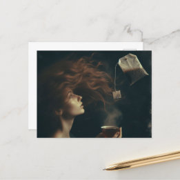 Surreal Teatime Postcard