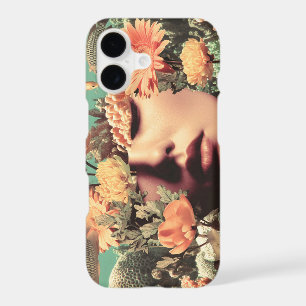 Surreal Underwater Portrait With Coral Flowers