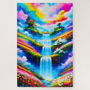 Surreal Waterfall Fantasy Art Jigsaw Puzzle