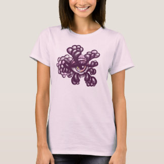 Surreal Weirdcore Eye Artwork in Dreamy Pastel T-Shirt