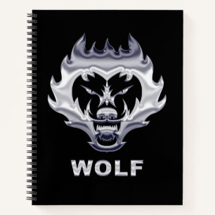 Surreal Wolf Notebook