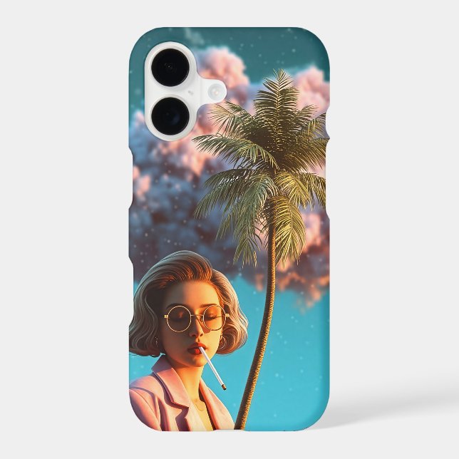 Surreal Woman with Palm Tree (Back)