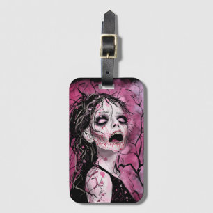 Surreal Zombie Luggage Tag