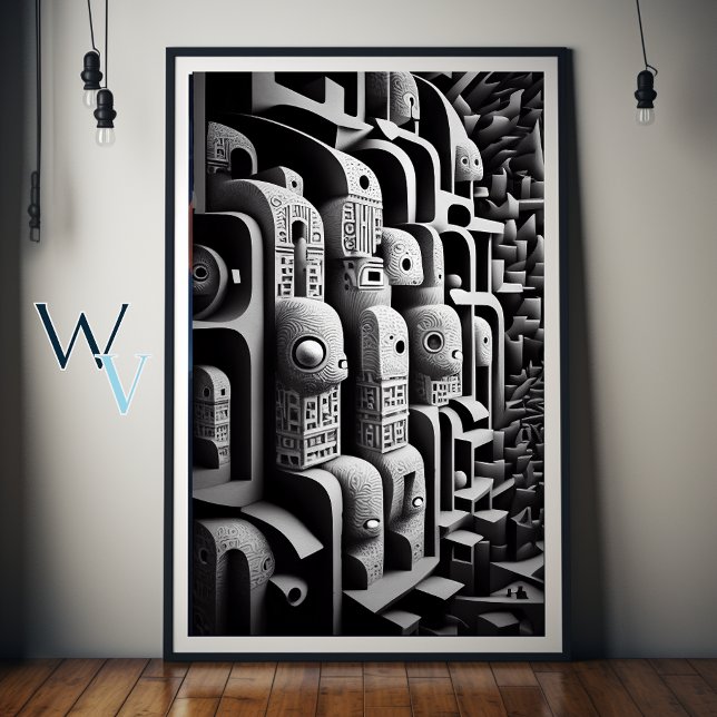 Surrealism Black and White Poster (Creator Uploaded)