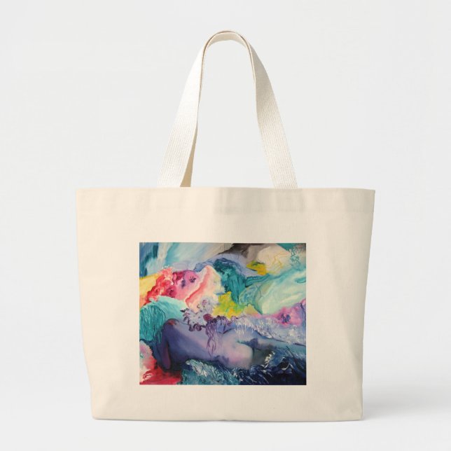 Surrealism Colour Large Tote Bag (Front)