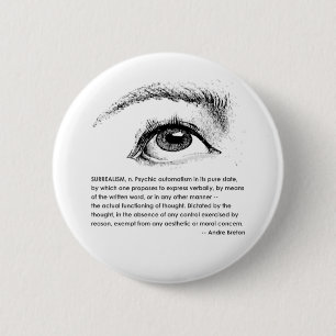 Surrealism Defined 6 Cm Round Badge