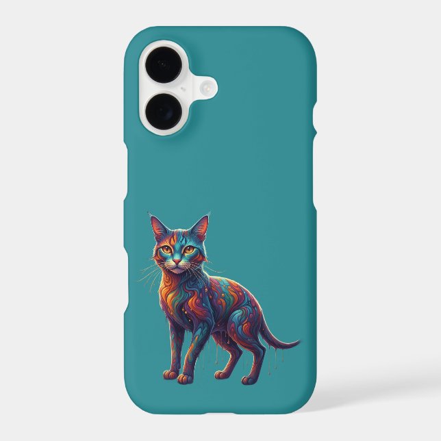 Surrealism Whimsical Time Travel Cat (Back)