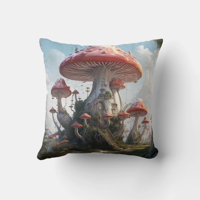 Surrealist Art - Dreamscapes Cushion (Back)