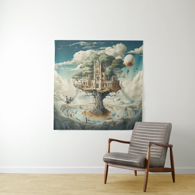 Surrealist Art - Dreamscapes Tapestry (In Situ)