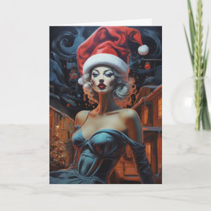 Surrealist Starry Night Custom Message Card