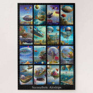 Surrealistic Airships Jigsaw Puzzle