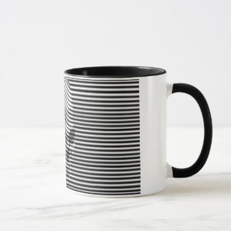 Surrealistic skull mug