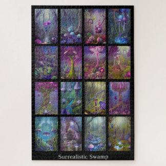 Surrealistic Swamp Jigsaw Puzzle