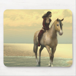 Surreality - Girl on a Horse Mouse Mat