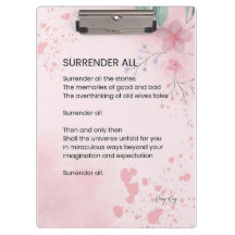 Surrender All - Motivational Empowerment Poem