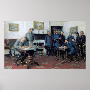 Surrender at Appomattox Poster