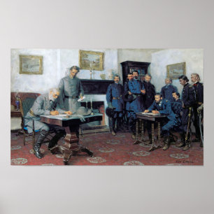 Surrender at Appomattox Poster