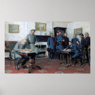 Surrender at Appomattox Poster