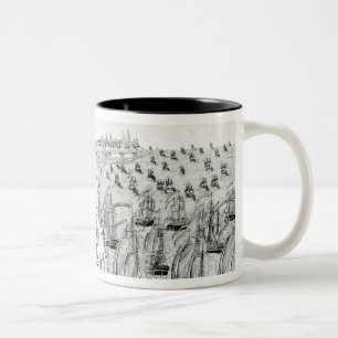 Surrender at Yorktown, 1781 Two-Tone Coffee Mug