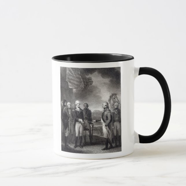 Surrender of Lord Cornwallis at Yorktown, 1781 Mug (Right)