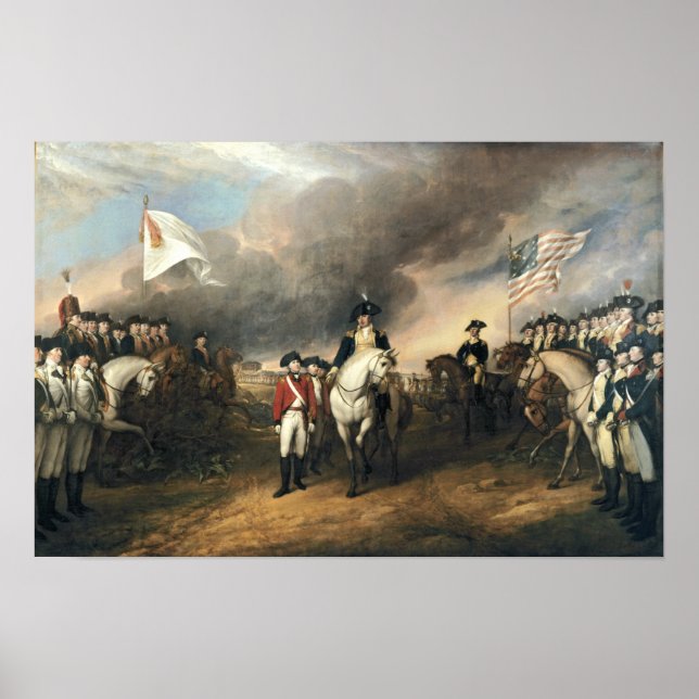 Surrender of Lord Cornwallis at Yorktown Trumbull Poster (Front)
