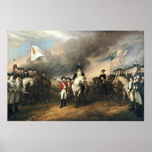 Surrender of Lord Cornwallis Poster