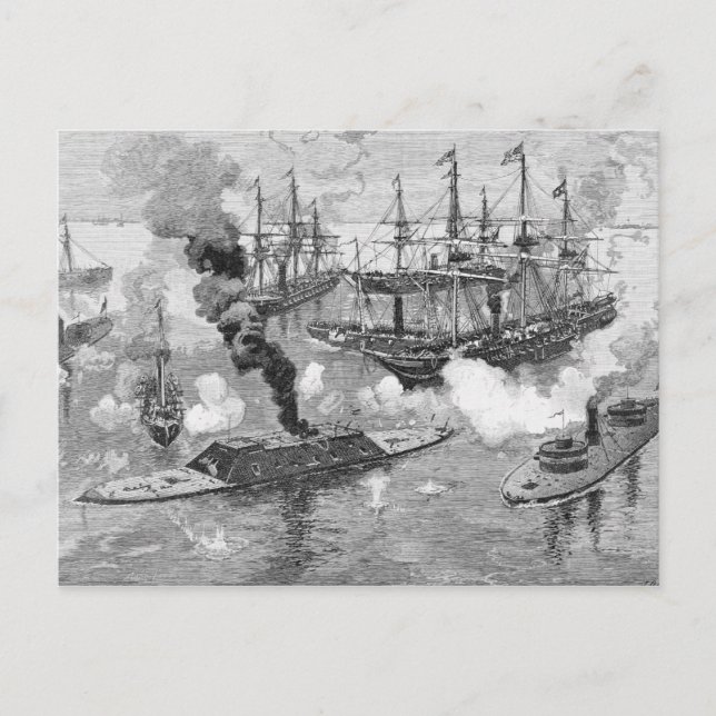 Surrender of the 'Tennessee', Battle of Mobile Postcard (Front)