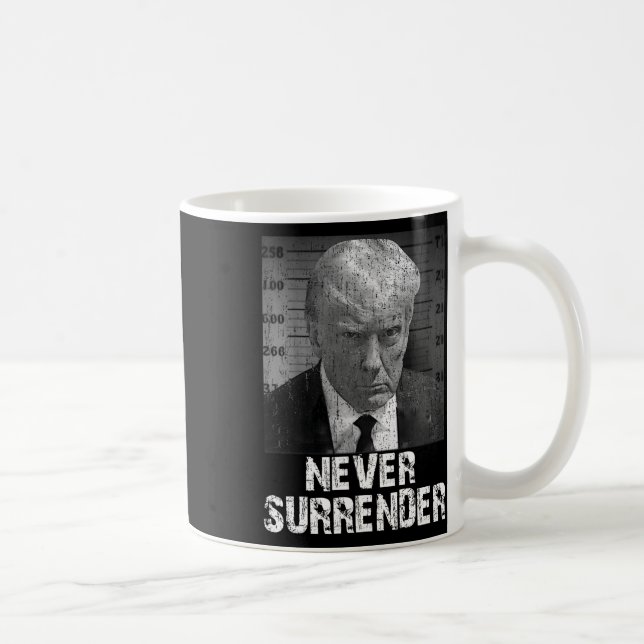 Surrender Pro Trump  Coffee Mug (Right)