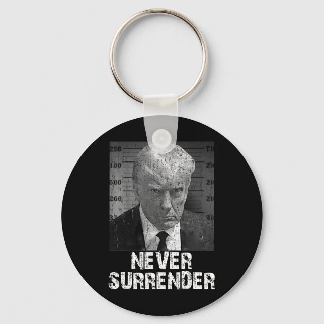 Surrender Pro Trump  Key Ring (Front)
