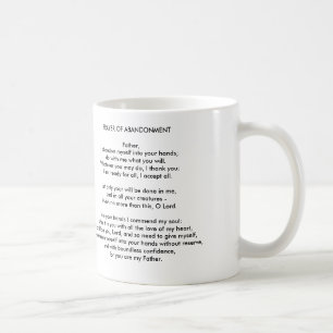 Surrender to God Prayer of Abandonment Mug