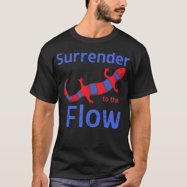 Surrender To The Flow  Lizards Phish T-Shirt (Front)