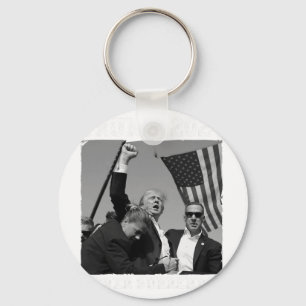 Surrender Trump 2024 Shirt Save America Trump  Key Ring