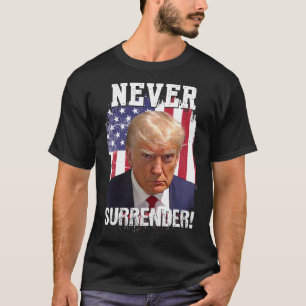 Surrender Trump Usa Flag 2024 T-Shirt