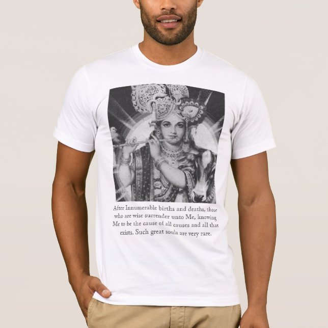 Surrender Unto Lord Krishna T-Shirt (Front)