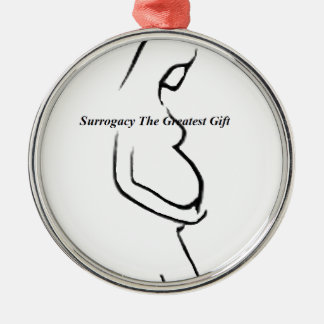 Surrogacy The Greatset Gift Metal Tree Decoration