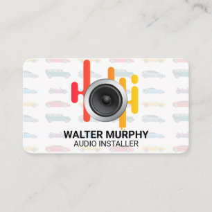 Surround Sound Audio Speaker Business Card