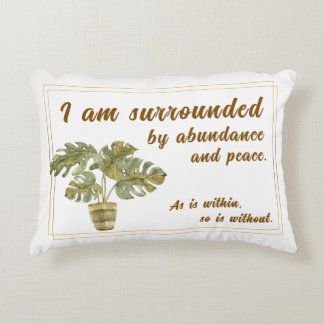 Surrounded by Abundance and Peace Canvas Bag Decorative Cushion