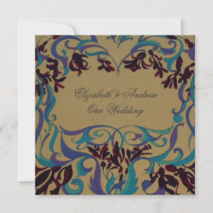 Surrounded by Flowers ~ Invitations SPECKELED