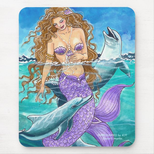 SURROUNDED BY JOY MOUSE MAT (Front)