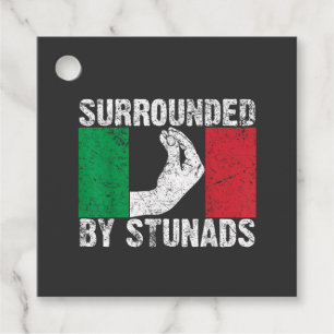 Surrounded by Stunads Favour Tags