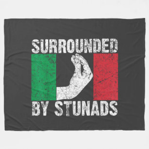 Surrounded by Stunads Fleece Blanket
