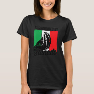 Surrounded By Stunads Sarcastic Men Women Italian T-Shirt