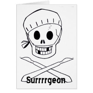 Surrrrgeon Pirate (Skull and Crossbones)