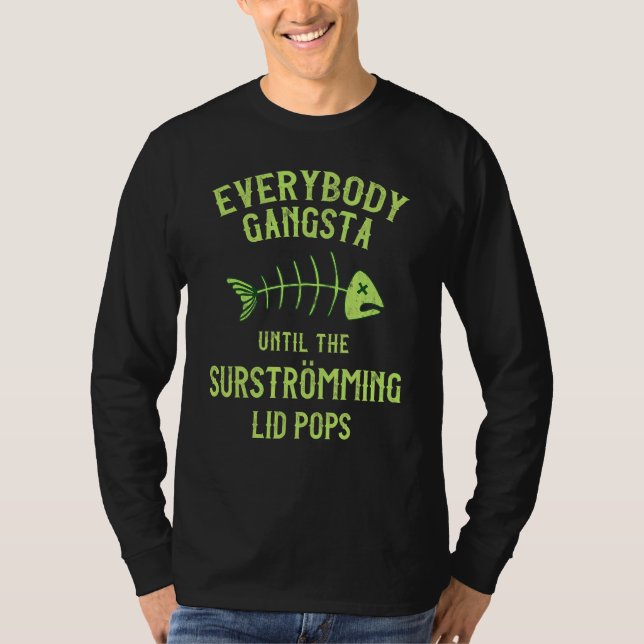 Surstromming Fish Swedish Pride T-Shirt (Front)
